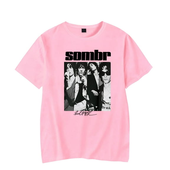 Sombr Tour 2025 T-shirts Merch Women Men Clothes Trend Casual Short Sleeve Top
