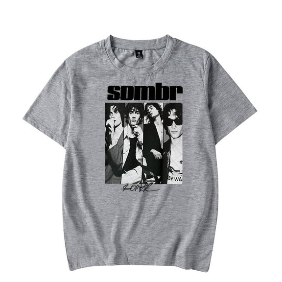 Sombr Tour 2025 T-shirts Merch Women Men Clothes Trend Casual Short Sleeve Top
