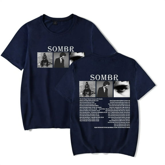 Sombr Tour 2025 t Shirt Casual Oversize Unisex Short Sleeve Tee