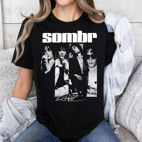 Sombr World Tour Retro Shirt Men’s And Women’s Graphic Tee 100% Cotton by TBun, Full Sizes S-5XL