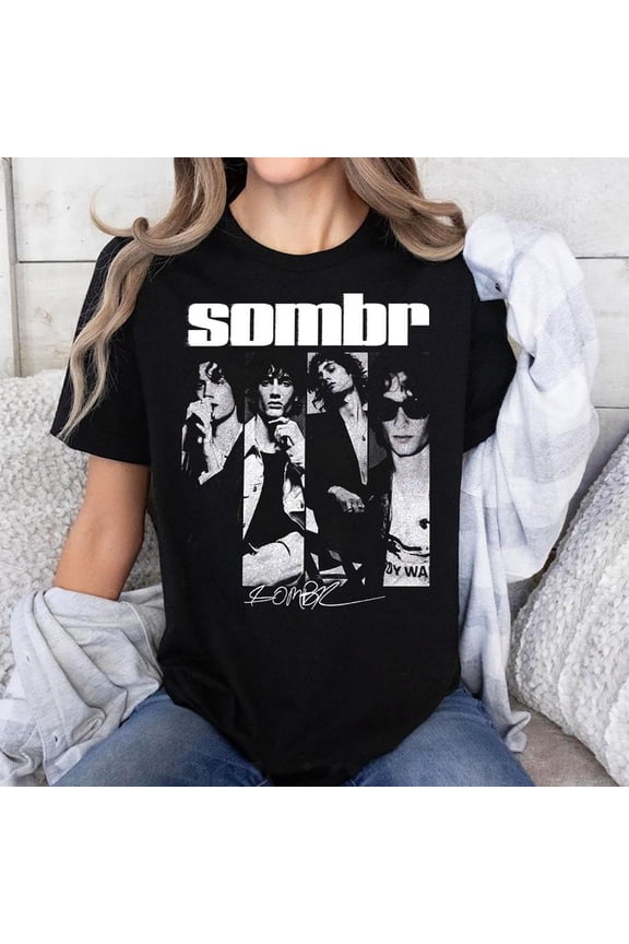 Sombr World Tour Retro Shirt Men’s And Women’s Graphic Tee 100% Cotton by TBun, Full Sizes S-5XL