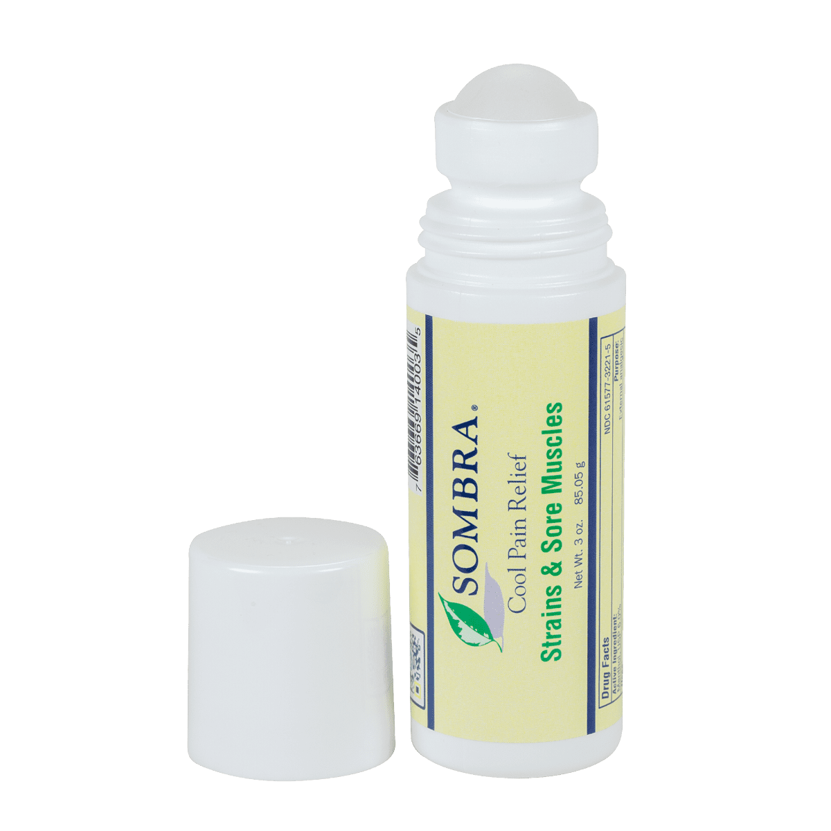 Sombra Cool Therapy Natural Pain Relieving Gel Roll On 3oz