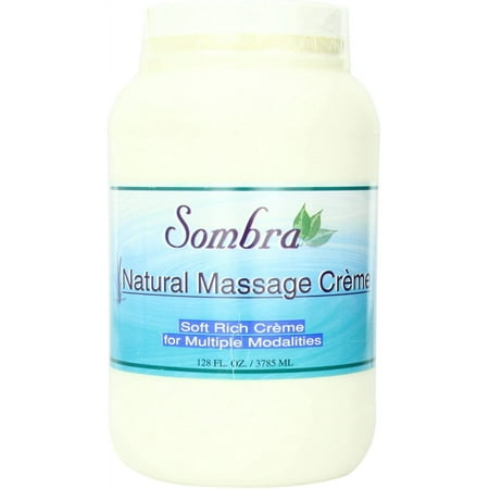 Sombra Natural Massage Creme, One Gallon, 128-Ounce