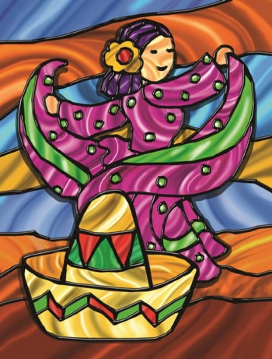 Sombrero 4 Canvas Art - Jeff Maraska (18 x 24)