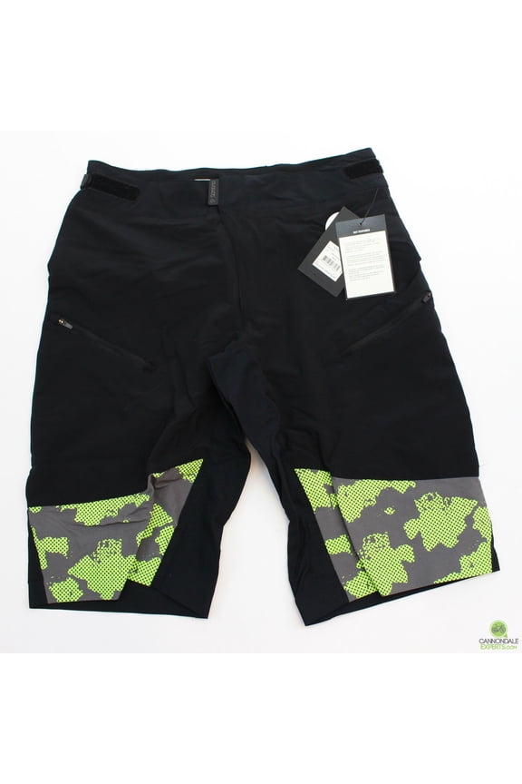 Pursuit Men's Mountain Biking Shorts Black Camo Medium