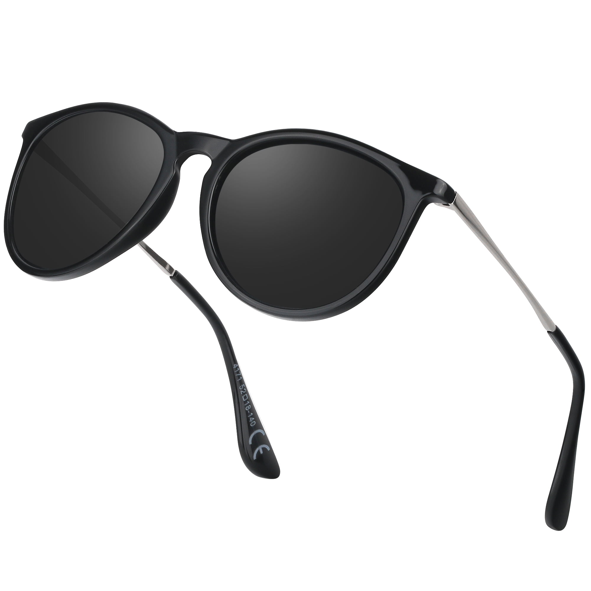 Somdiffy Polarized Cat Eye Sunglasses for Women, UV400 