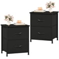 thumbnail image 1 of Eunos Black Nightstands for Bedroom Set of 2, Small Bedside Table End Table for Closet Living Room, 1 of 7