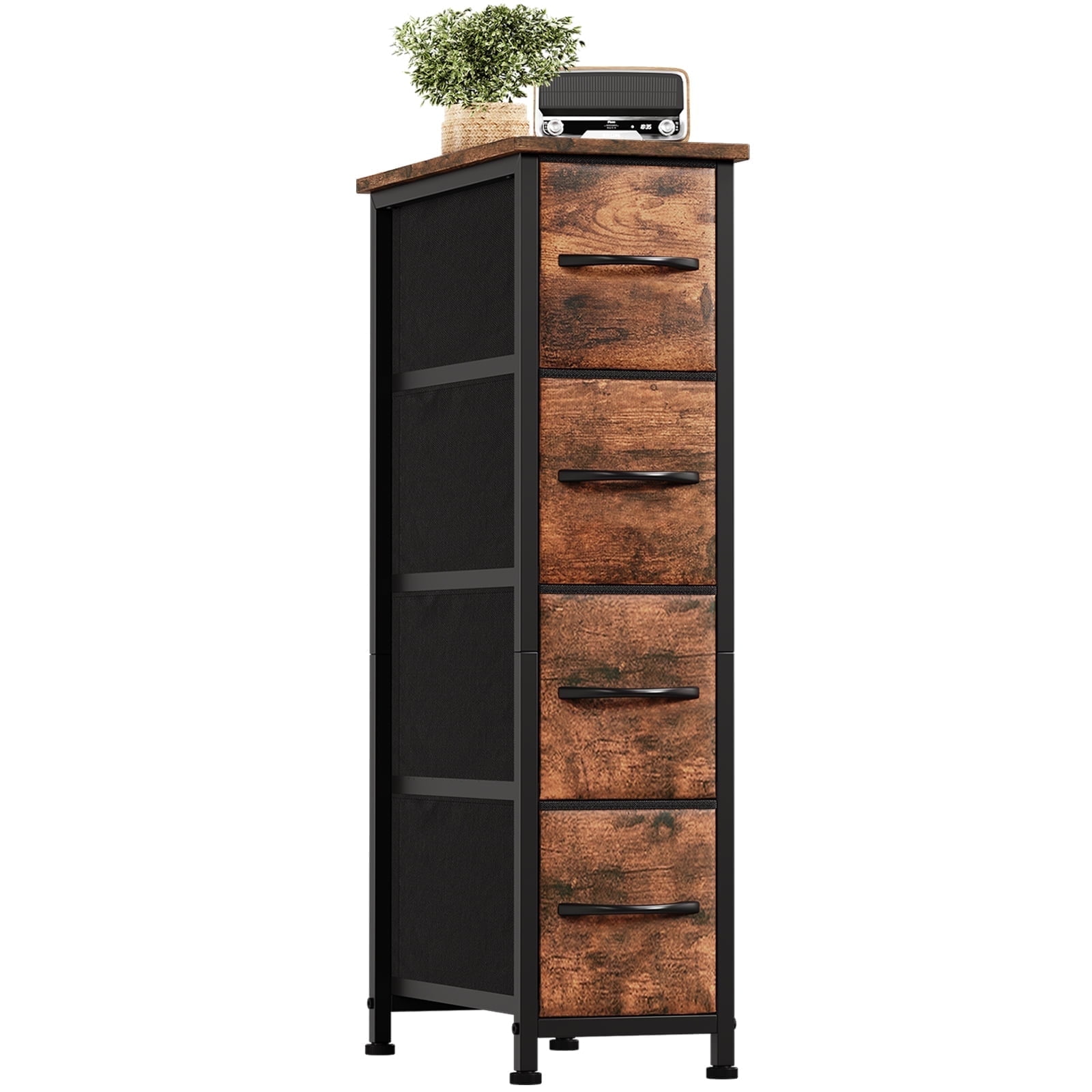Black Pinewood Dresser Custom Skinny Drawer Black Pinewood Dresser Custom Skinny Drawer