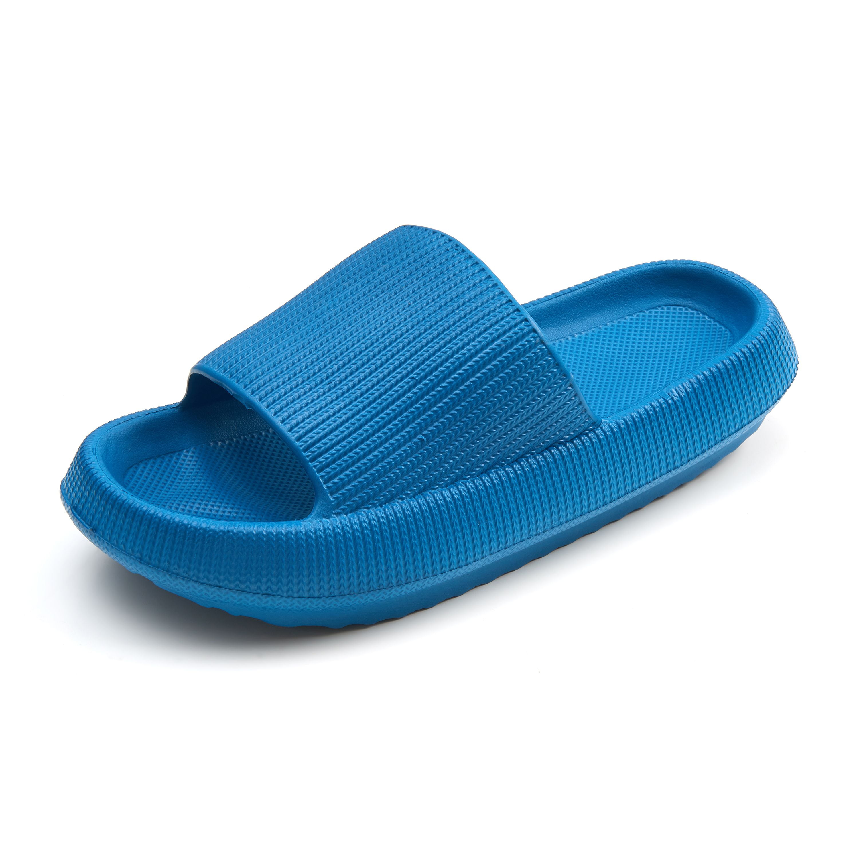 Somdot Slides Sandals for Women and Men Pillow Slippers Unisex Bathroom Slipper Soft Thick Sole