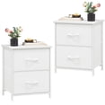 thumbnail image 1 of Eunos White Nightstands for Bedroom Set of 2, Small Bedside Table End Table for Closet Living Room, 1 of 8