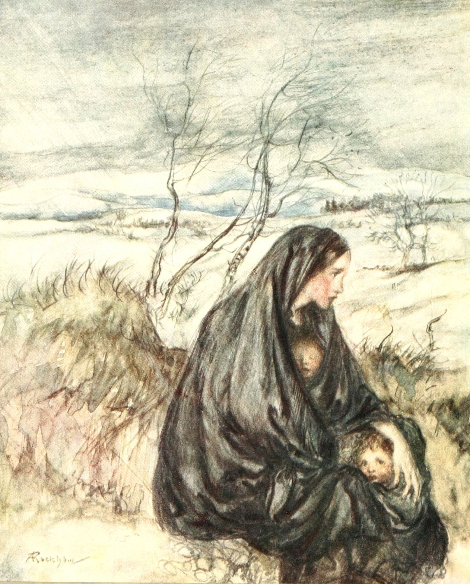 Some British Ballads 1918 Duke of Gordons daughter Canvas Art - A Rackham (18 x 24)