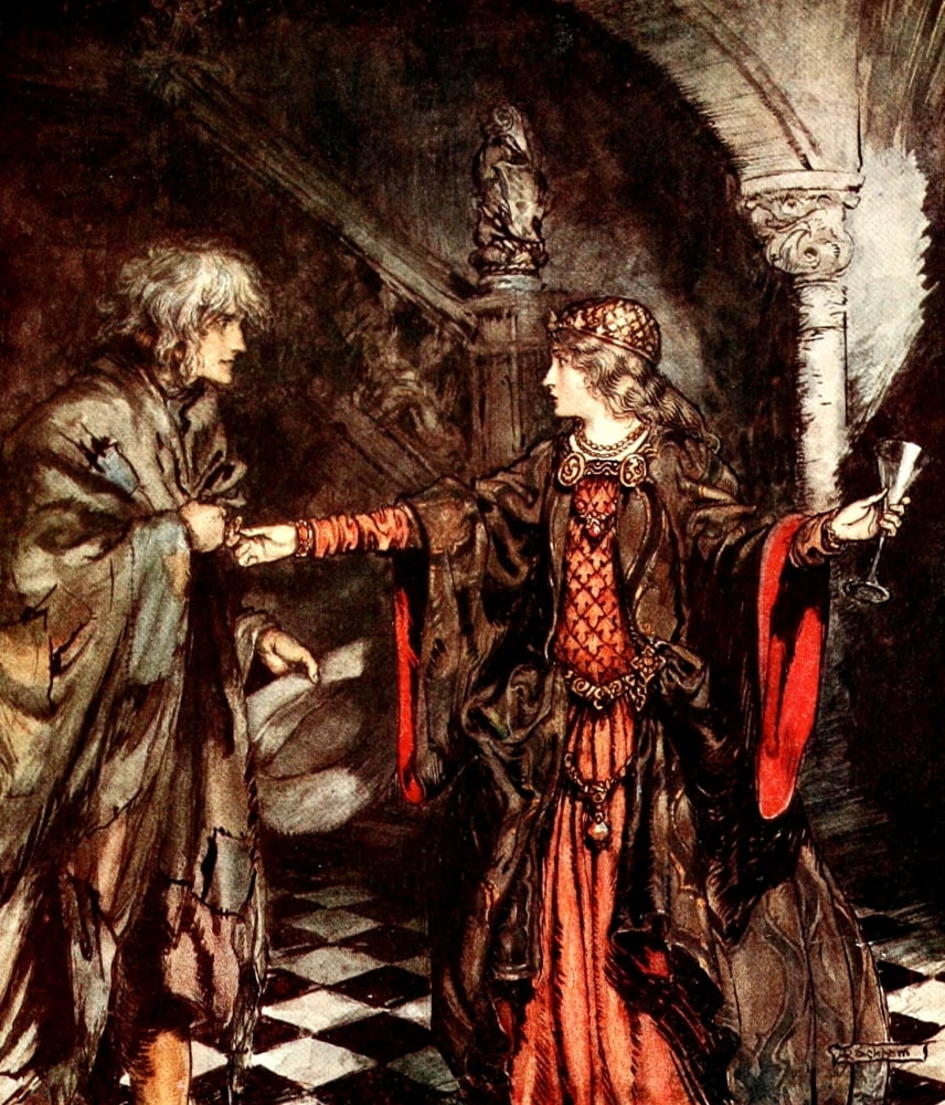 Some British Ballads 1918 Hynd Horn Canvas Art - A Rackham (18 x 24)