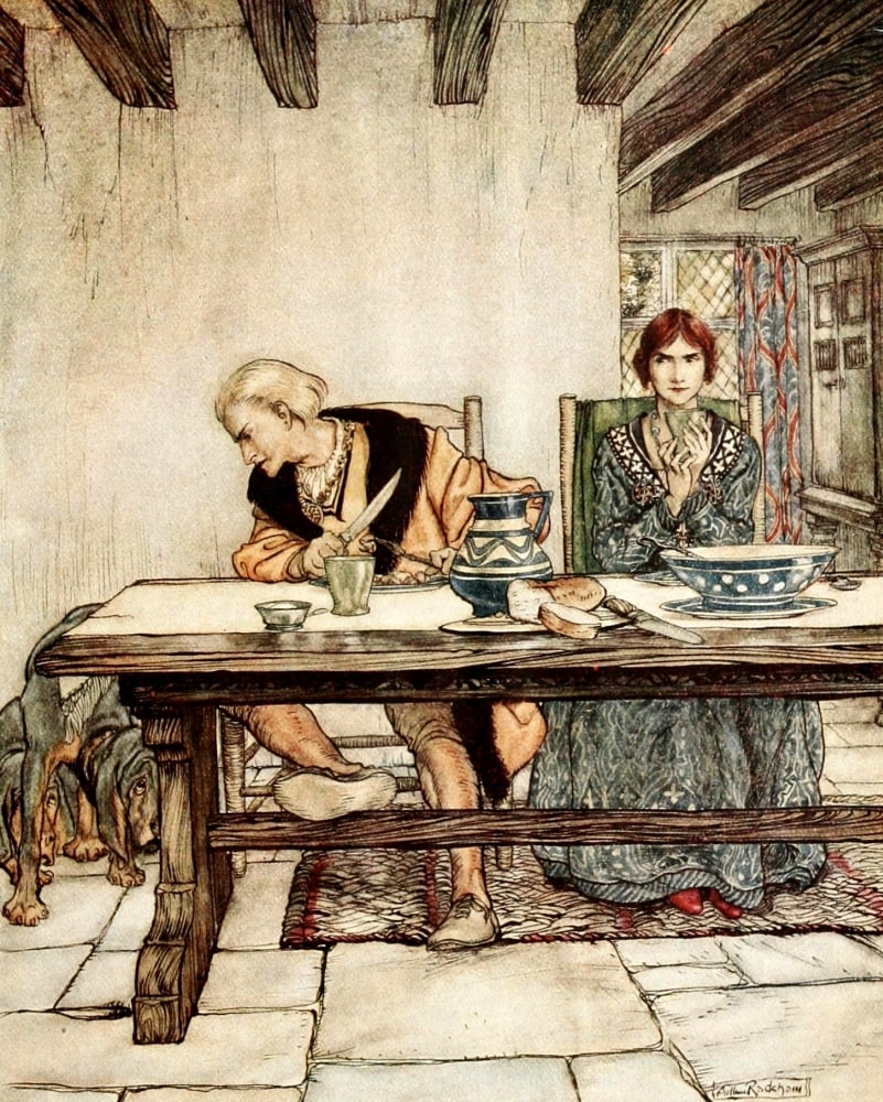 Some British Ballads 1918 Lord Randal Canvas Art - A Rackham (18 x 24)
