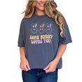 thumbnail image 1 of Some Bunny Loves You, Retro Easter Sunday Rabbit Art Favor or Merch, Denim Comfort Colors T-Shirt, Small, 1 of 1