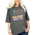 thumbnail image 1 of Some Bunny Loves You, Retro Easter Sunday Rabbit Art Favor or Merch, Pepper Comfort Colors T-Shirt, 2XL, 1 of 1