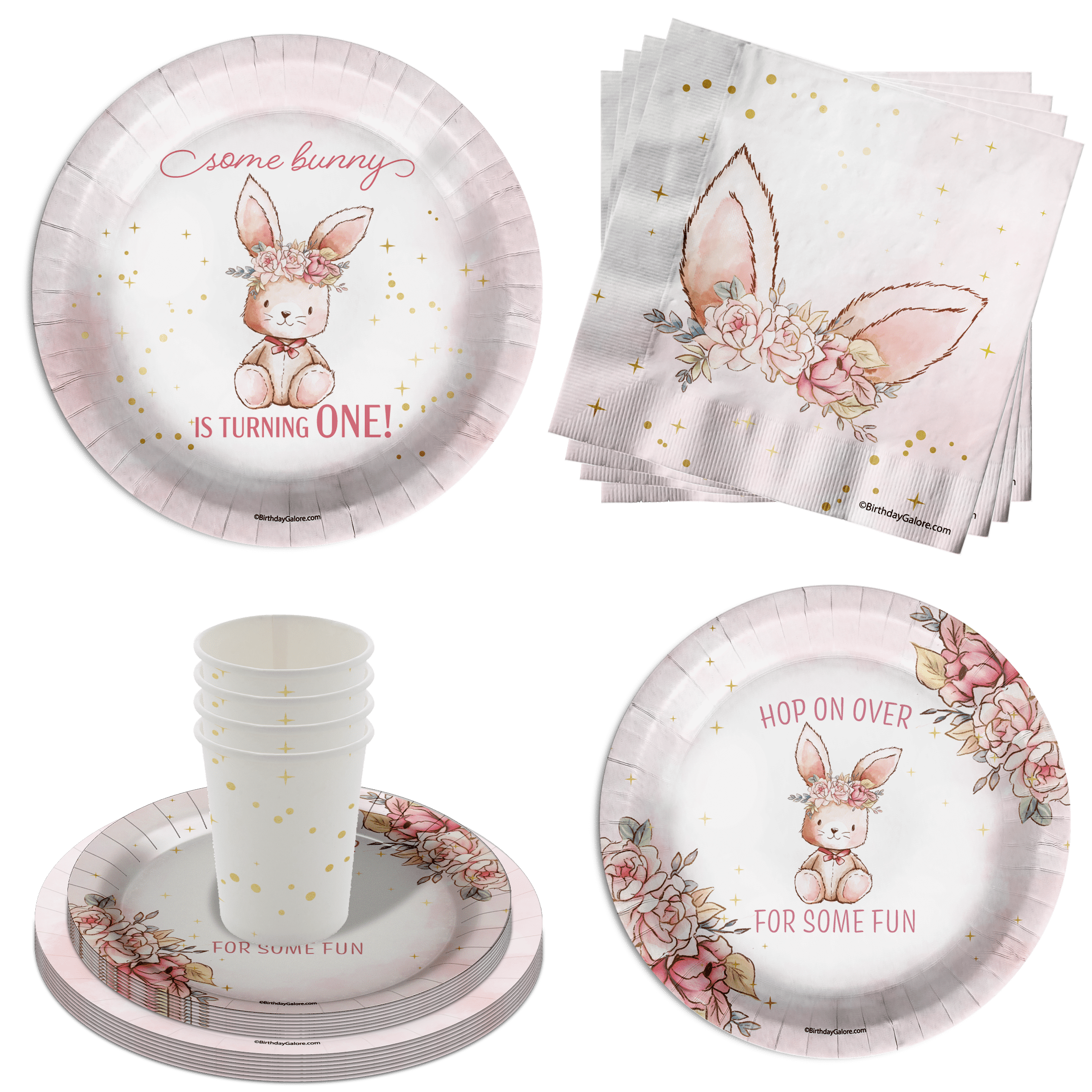 Bunny party plates best sale