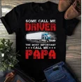 thumbnail image 1 of Some Call Me Driver but the Best Call Me Papa Trucker Unisex T-Shirt, up to size 5XL, 1 of 2