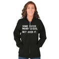 thumbnail image 1 of Some Chicks Marry LGBTQ Lesbian Pride Zip Hoodie Sweatshirt Women Brisco Brands L, 1 of 6