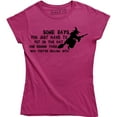 thumbnail image 1 of Some Days Remind Who They're Dealing With Funny Ladies Witch Women's T-Shirt, 1 of 4