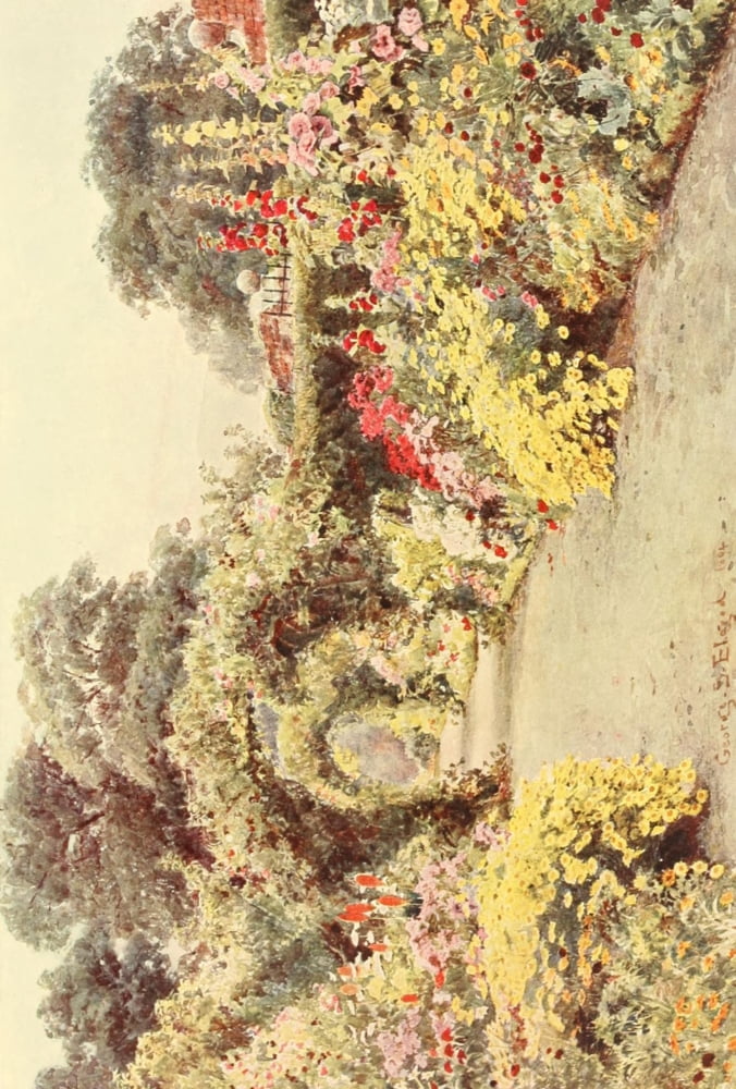 Some English Gardens 1904 Abbey-Leix Canvas Art - George S Elgood (18 x 24)