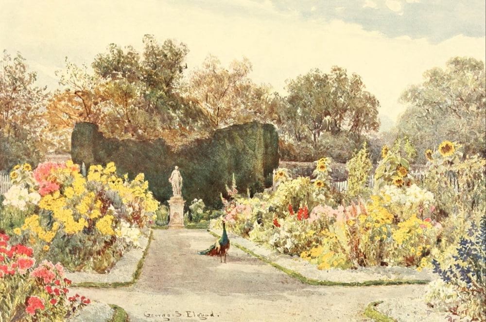 Some English Gardens 1904 St Annes Clontarf Canvas Art - George S Elgood (18 x 24)