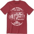 thumbnail image 1 of Some Grandpas Play Bingo Real Grandpas Drive Hotrods with 80s Car Men's T-Shirt, 1 of 4