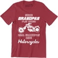 thumbnail image 1 of Some Grandpas Play Bingo, Real Grandpas Ride Motorcycles Vintage Men's T-Shirt, 1 of 4