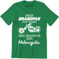 thumbnail image 1 of Some Grandpas Play Bingo, Real Grandpas Ride Motorcycles Vintage Men's T-Shirt, 1 of 4
