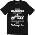 thumbnail image 1 of Some Grandpas Play Bingo, Real Grandpas Ride Motorcycles Vintage Men's T-Shirt, 1 of 4