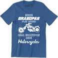 thumbnail image 1 of Some Grandpas Play Bingo, Real Grandpas Ride Motorcycles Vintage Men's T-Shirt, 1 of 4