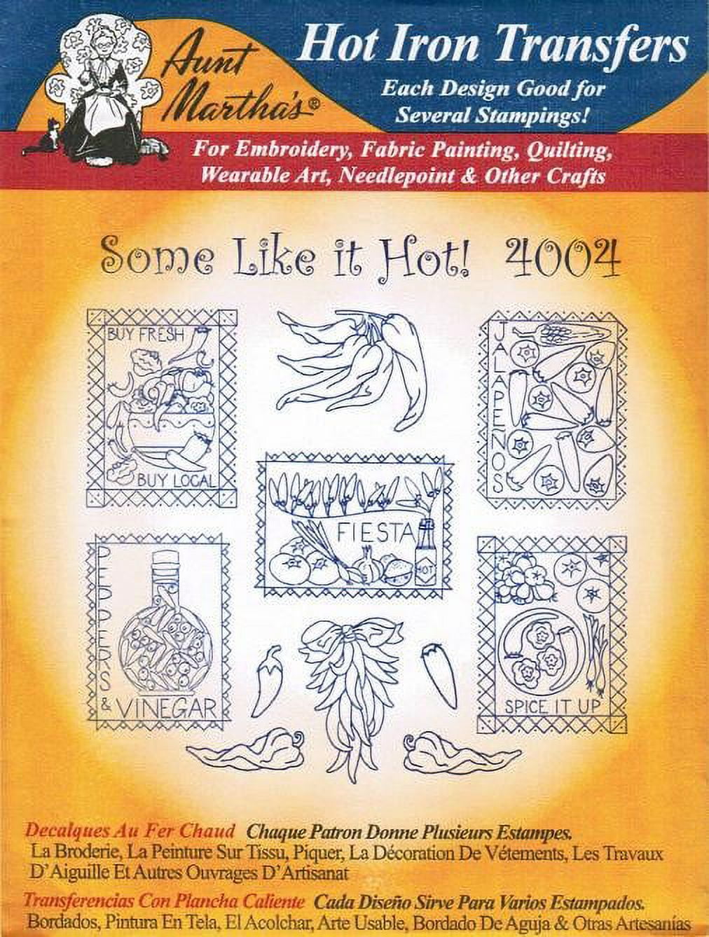 Some Like It Aunt Martha's Hot Iron Embroidery Transfer - Walmart.com