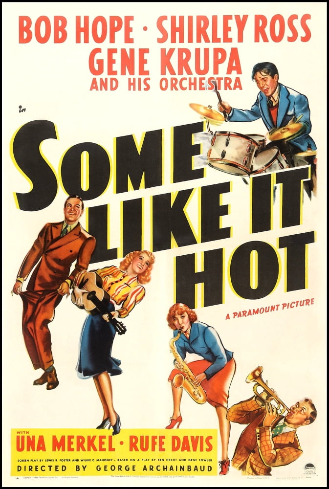 Some Like It Hot U Canvas Art -  (11 x 17)