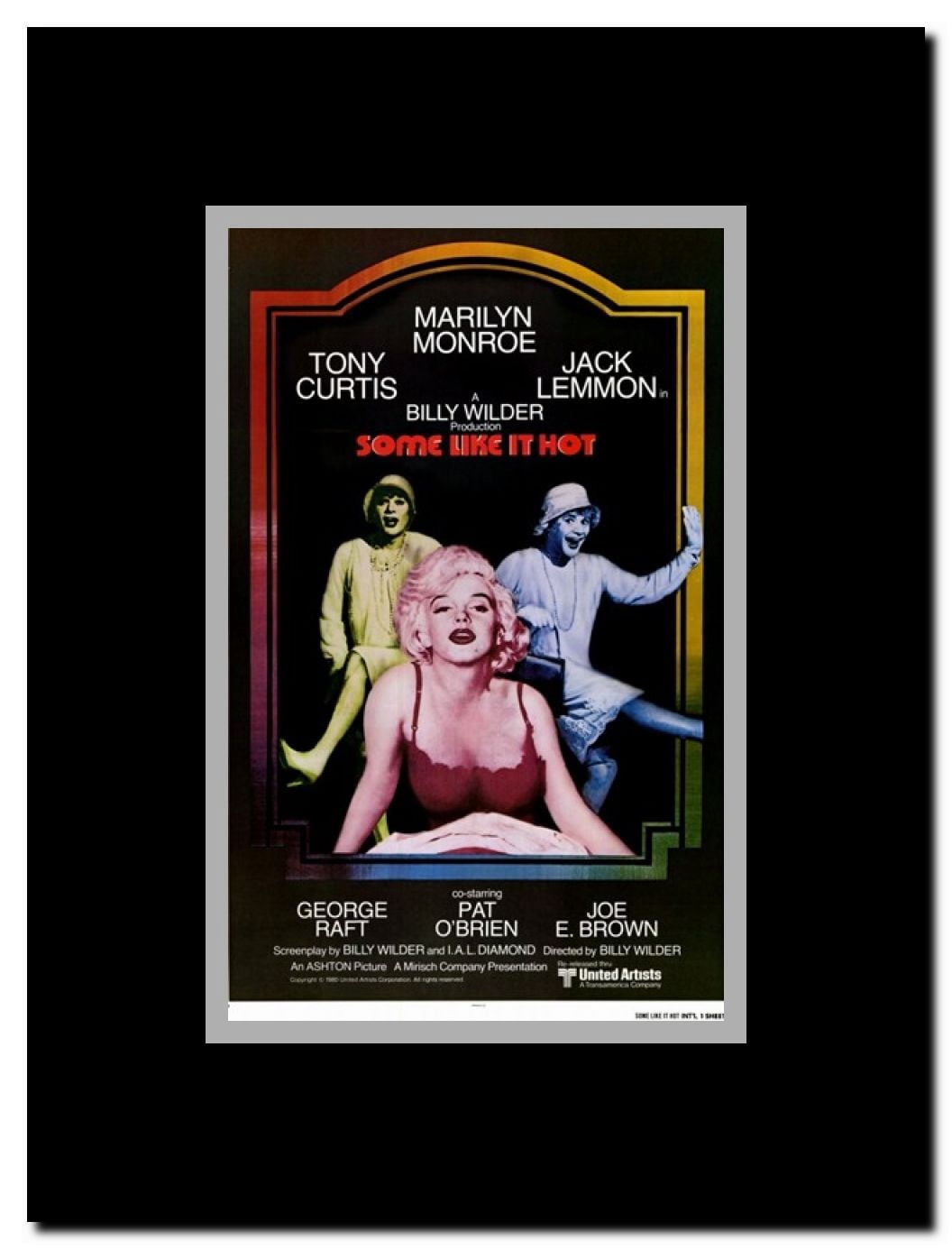 Some Like it Hot c.1959 - style A Framed Movie Poster