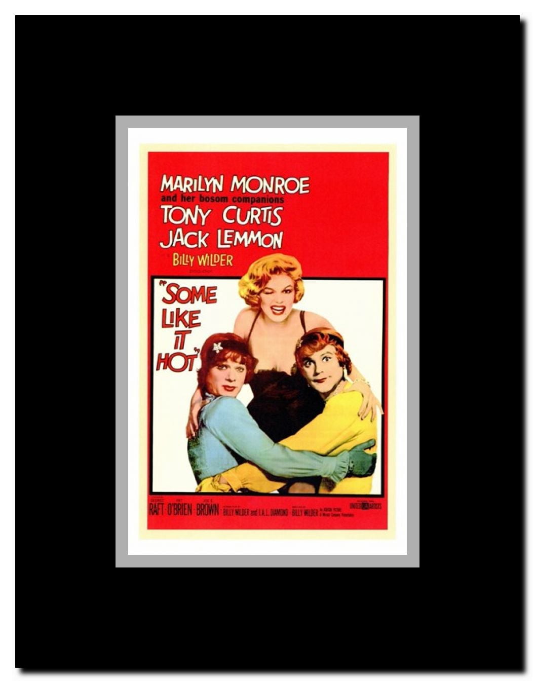 Some Like it Hot c.1959 - style A Framed Movie Poster