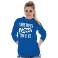 thumbnail image 1 of Some Moms Cuss Too Much Funny Mother Women's Long Sleeve T Shirt Brisco Brands S, 1 of 6