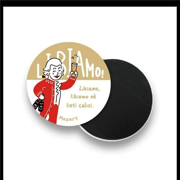 Some Music Design KC-002 11 x 11 cm Mozart Coasters