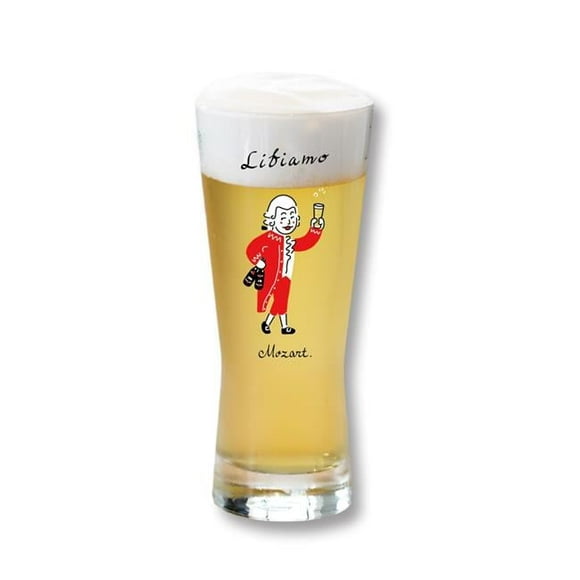 Some Music Design KG-002 Toast with the Boozy Composer Mozart Glass