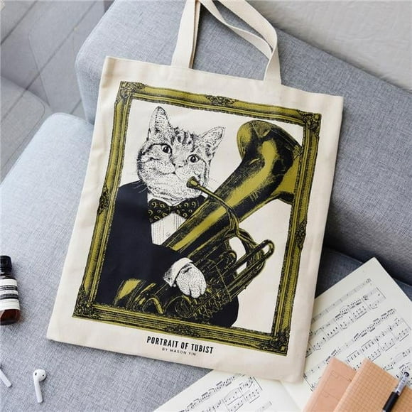 Some Music Design KT-010 12 oz 100 Percent Cotton Tubist Tote Bag