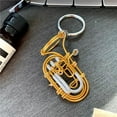 thumbnail image 1 of Some Music Design KW-014 Euphonium Wire Art Instrument Keychain, 1 of 1