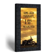Some Need Therapy, Gifts for Motorcycle Riders, Motorcycle Picture Frame, 6x12 7869