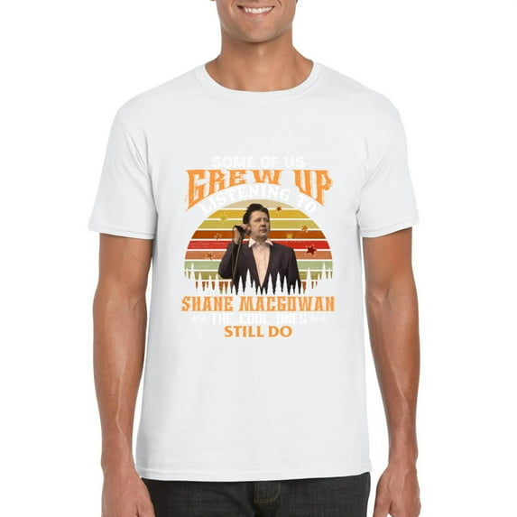 Some Of Us Grew Up Listening To Shane MacGowan Pogues T-Shirt, for men & women, up to size 5XL