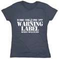 thumbnail image 1 of Some One Tore Off Sarcastic Humor Novelty Funny Women's Casual Tees, 1 of 3