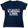 thumbnail image 1 of Some One Tore Off Sarcastic Humor Novelty Funny Women's Casual Tees, 1 of 3