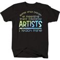 thumbnail image 1 of Some Only Dream Of Meeting Their Favorite Artists Teacher Shirt Xlarge Black, 1 of 2