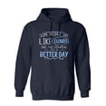 thumbnail image 1 of Some People Are Like Clouds Once They Disapper It's A Better Day Sarcastic Novelty Gift Idea Adult Humor Funny Men's Hoodies, 1 of 2