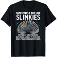 thumbnail image 1 of Some People Are Like Slinkies – Funny Quote Graphic T-ShirtMen and women, Black T-shirt, size: Extra large, 1 of 4