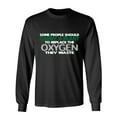 thumbnail image 1 of Some People Should Carry A Plant Sarcastic Humor Novelty Men's Long Sleeve Shirts, 1 of 3