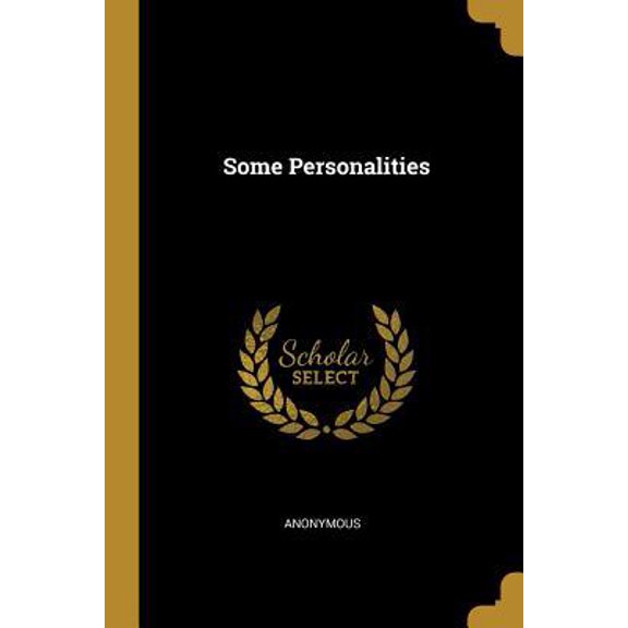Some Personalities Paperback