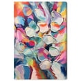 thumbnail image 1 of Some Rainbow Petals Retro Modern Abstract Canvas Wall Art by Art Remedy, Gallery Wrapped, 10"x15", 1 of 8