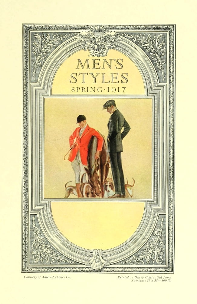 Some examples of the work of American designers 1918 Mens Styles 1917 Canvas Art - Unknown (18 x 24)